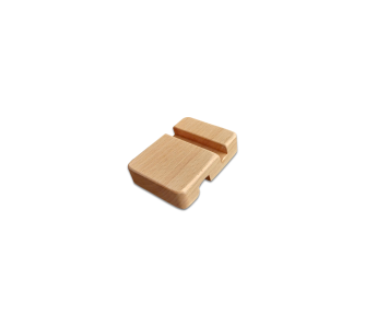 ĐẾ DỰNG ĐIỆN THOẠI GỖ BEECH –  2 RÃNH